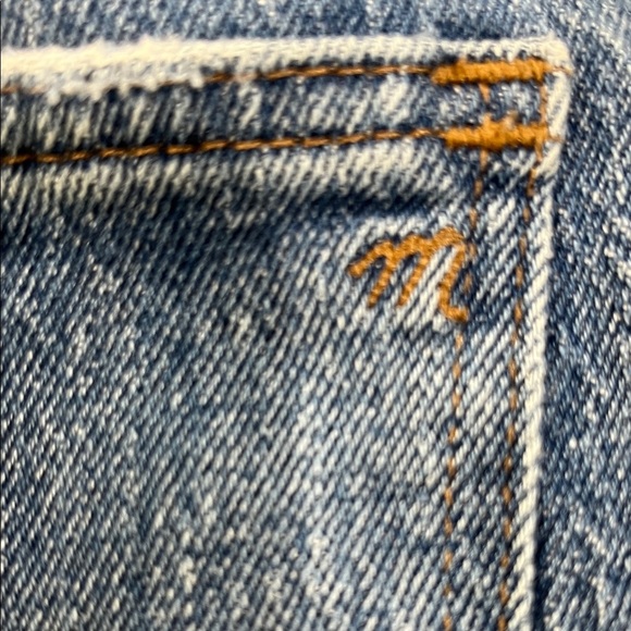 Madewell Classic Blue Straight Leg Jeans - Picture 12 of 15